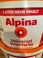 muurverf latex van alpina 2x11liter, Doe-het-zelf en Verbouw, Verf, Beits en Lak, Wit, Nieuw, Ophalen of Verzenden, Verf