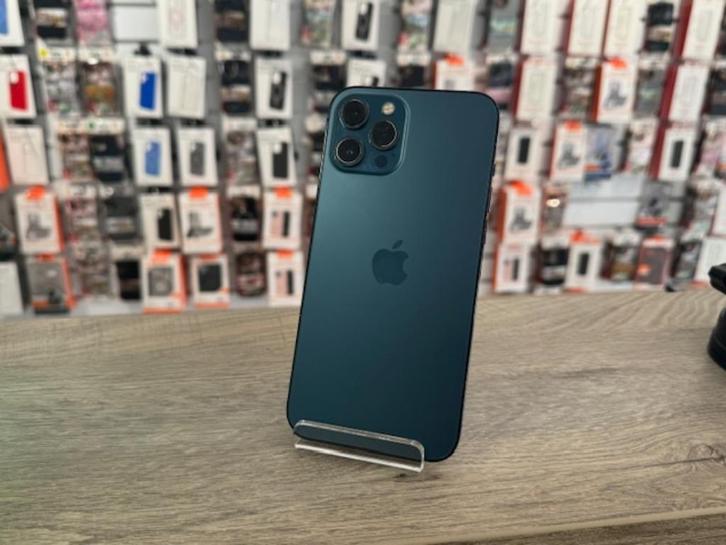 iPhone 12 Pro Max 128GB Blauw - Garantie & Nieuwstaat, Telecommunicatie, Mobiele telefoons | Apple iPhone, Zo goed als nieuw, 128 GB