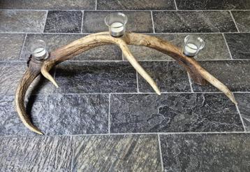 Schitterende Gewei Kandelaar Edelhert Stang Kersttafel d88 beschikbaar voor biedingen