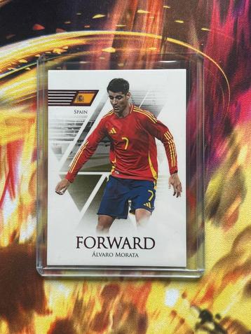 Futera unique world football 2024 Alvaro Morata 35/55 beschikbaar voor biedingen