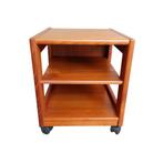 Vintage (Deense) verrijdbare tafel, bijzettafel, Antiek en Kunst, Antiek | Meubels | Tafels, Ophalen