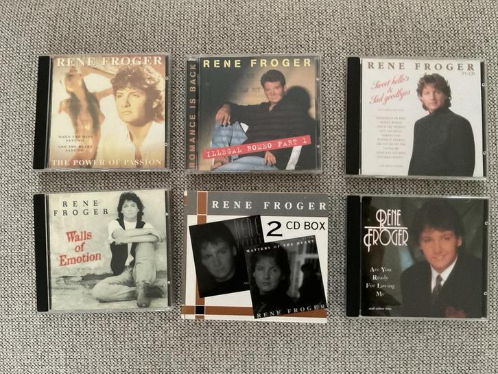 Rene Froger CD Collectie, Cd's en Dvd's, Cd's | Overige Cd's, Gebruikt, Ophalen of Verzenden
