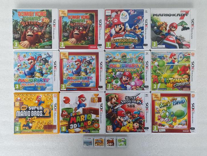 Nintendo 3DS Mario Games, Spelcomputers en Games, Games | Nintendo 2DS en 3DS, Gebruikt, Avontuur en Actie, 1 speler, Vanaf 3 jaar