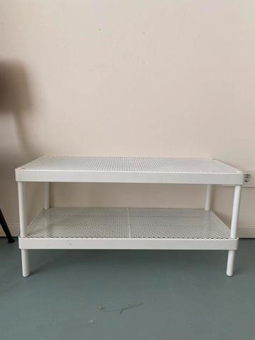 Wit schoenenrek Ikea Mackapar beschikbaar voor biedingen
