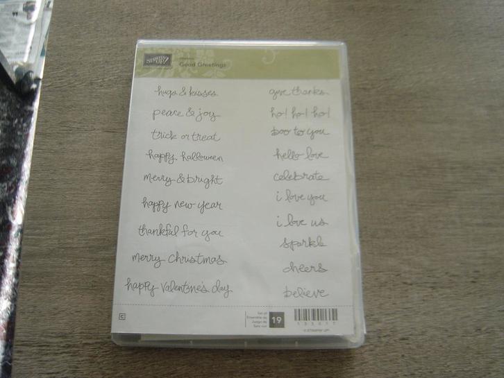 Stampin up stempels met beginnend met de letter G, Hobby en Vrije tijd, Stempelen, Zo goed als nieuw, Clearstamp, Ophalen of Verzenden