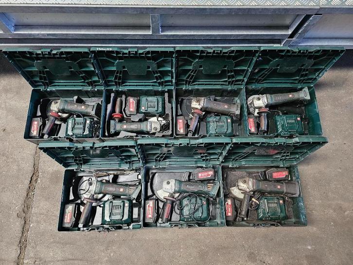 Gebruikte haakse slijper flex Metabo 18 volt accu, Auto diversen, Autogereedschap, Gebruikt, Ophalen