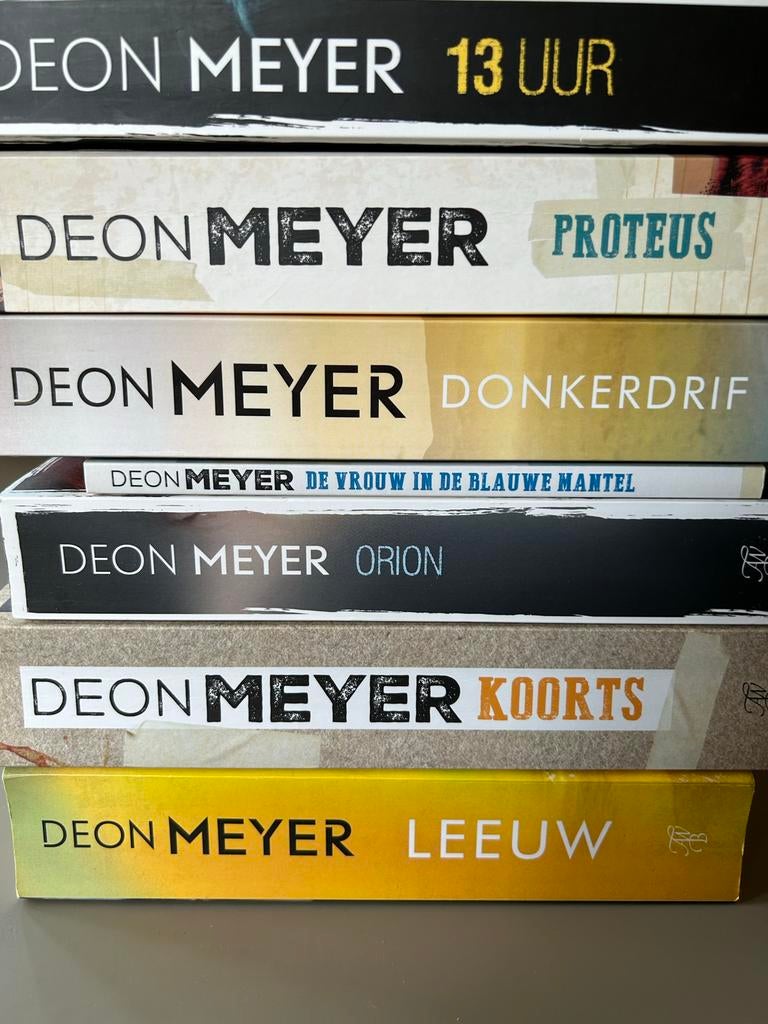 Deon Meyer - 7 Boeken Collectie, Boeken, Ophalen of Verzenden, Gelezen