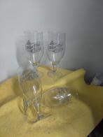 14693) 4 mooie bierglazen  WILD MILL, Verzamelen, Ophalen of Verzenden, Zo goed als nieuw, Bierglas
