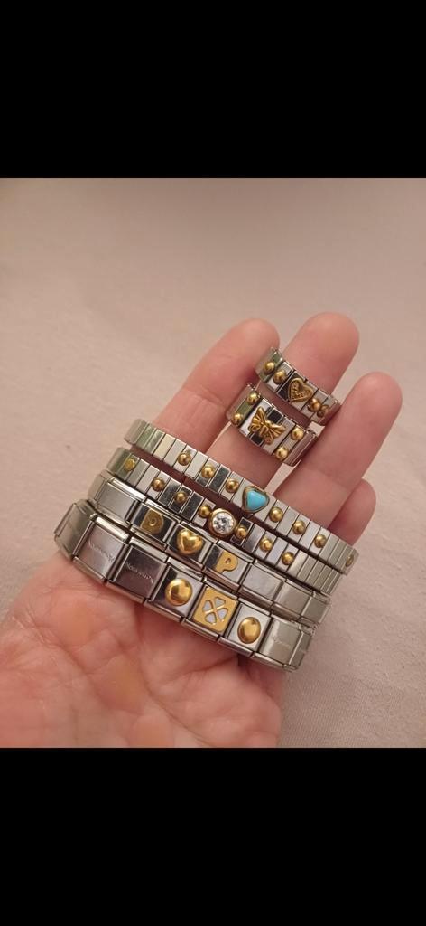 Nomination sieraden te koop, Sieraden, Tassen en Uiterlijk, Ringen, Dame, 17 tot 18, Goud, Goud, Ophalen of Verzenden