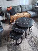 Salontafelset Asterix - 3-delig, Huis en Inrichting, Tafels | Salontafels, Ophalen, Minder dan 50 cm, Rond, Minder dan 50 cm
