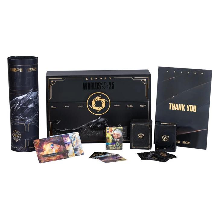 Riftbound Worlds Bundle 2025 sealed League of Legends, Hobby en Vrije tijd, Verzamelkaartspellen | Overige, Nieuw, Ophalen of Verzenden