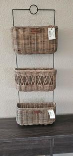 TE KOOP RIVIERA MAISON RUSTIC RATTAN WALL RACK, Huis en Inrichting, Overige Huis en Inrichting, Ophalen of Verzenden, Nieuw