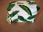 Toilettas / make-up tas wit/groen bladprint - NIEUW, Ophalen, Nieuw