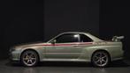 Nissan Skyline R34 GT-R M-Spec Nür Millennium Jade, Auto's, Stof, Gebruikt, Bedrijf, Handgeschakeld