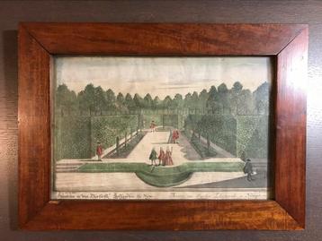 Antieke print Carl Remshart beschikbaar voor biedingen