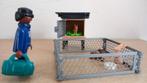 playmobil konijnenhok met ren, Complete set, Ophalen of Verzenden, Zo goed als nieuw