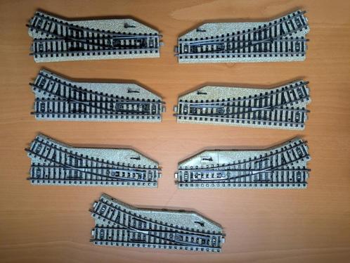 Marklin m-rail handwissels 5221 / 5222 / 5223. Prijs p.s., Hobby en Vrije tijd, Modeltreinen | H0, Gebruikt, Rails, Wisselstroom