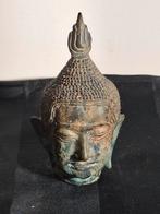Antiek Boeddha Hoofd, Antiek en Kunst, Ophalen of Verzenden