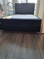 Jysk Twijfelaar Boxspring 140cm, Huis en Inrichting, Ophalen, Zwart, 140 cm, Twijfelaar