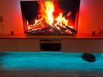 IKEA Besta TV Meubel met Mango Hout Blad, Huis en Inrichting, Kasten | Televisiemeubels, Ophalen, Kunststof, Gebruikt, 200 cm of meer