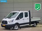 Ford Transit 105pk Open laadbak Dubbel Cabine Trekhaak 7 zit, Auto's, Bestelauto's, Voorwielaandrijving, Euro 6, 4 cilinders, 7 stoelen