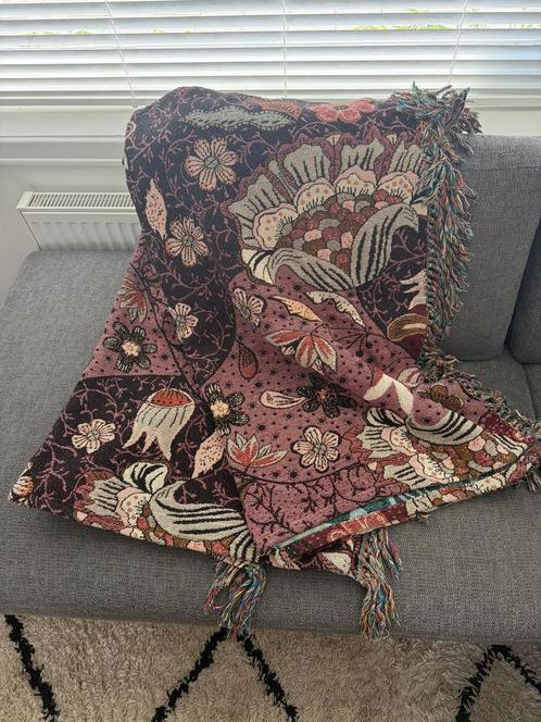 De Huismuts x Sissyboy batik sprei, Huis en Inrichting, Woonaccessoires | Plaids en Woondekens, Zo goed als nieuw, Ophalen of Verzenden
