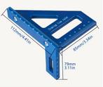 Aluminium Afteken Schrijftaak - Blauw (3 stuks), Ophalen of Verzenden, Nieuw