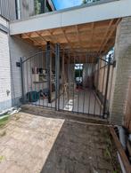 Tuindeuren stalen deuren, Tuin en Terras, Tuinhekken en Hekwerk, Ophalen of Verzenden, Zo goed als nieuw, IJzer, Sierhekwerk