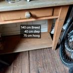 Side-table met 2 lades en onderplank - Opknapper€25,00, Ophalen
