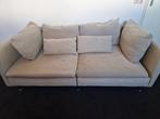 IKEA SÖDERHAMN 3-zitsbank – beige, 19899 cm, modul, Ophalen, Gebruikt, 150 tot 200 cm, 75 tot 100 cm