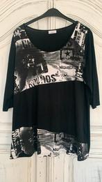 Goede kwaliteit t shirt maat 46-48 halve mouwen, Zwart, Maat 46/48 (XL) of groter, Ophalen of Verzenden, Zo goed als nieuw