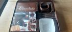 Chocolade Fondue Set + Receptenboekje, Ophalen of Verzenden, Nieuw, Brander, Fondueset