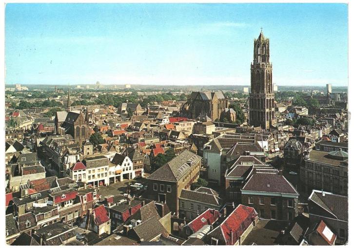908726 Utrecht 1975 _Gelopen met mooie zegel, Verzamelen, Ansichtkaarten | Nederland, Gelopen, Utrecht, 1960 tot 1980, Ophalen of Verzenden