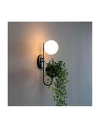 Wandlamp met houder voor plant en lichtbron, Nieuw, Ophalen of Verzenden