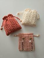 Gehaakt zakje met flesjes haarlok en tandjes, Ophalen, Nieuw, Haken, Overige typen