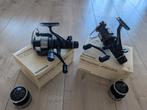 Shimano Aero baitrunner GTE 2x, Ophalen of Verzenden, Gebruikt, Molen