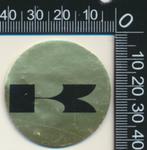 Sticker: Kawasaki (K - Goud), Ophalen of Verzenden, Zo goed als nieuw, Auto of Motor
