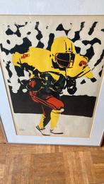 Americain football, Antiek en Kunst, Kunst | Litho's en Zeefdrukken, Ophalen