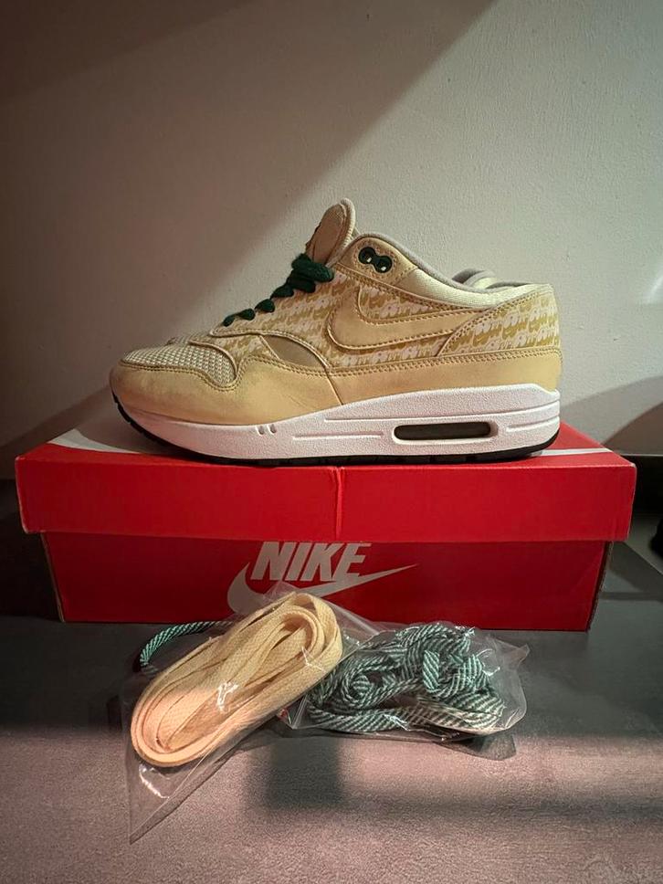 Nike Air Max 1 'Lemonade' Maat 42, Kleding | Heren, Schoenen, Gedragen, Sneakers of Gympen, Overige kleuren, Ophalen of Verzenden
