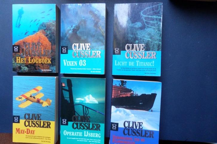 Clive Cussler - 16 boeken - In nieuwstaat - Eén koop!, Boeken, Thrillers, Zo goed als nieuw, Nederland, Ophalen
