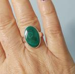 925 zilveren ring met natuurlijke Malachiet steen, Sieraden, Tassen en Uiterlijk, Ringen, O.T., Nieuw, Ophalen of Verzenden, Orientaltemptation@hotmail.com