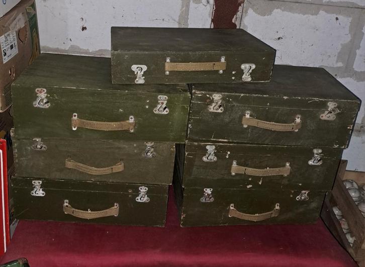 Kist kistjes gereedschapskisten decoratie, Antiek en Kunst, Curiosa en Brocante, Ophalen