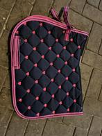 Pony/cob dekje blauw met roze hartjes, Dieren en Toebehoren, Paarden en Pony's | Dekens en Dekjes, Ophalen, Zo goed als nieuw