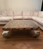 Bloktafel / Opiumtafel 120x120 - Eyecatcher!, Ophalen, Gebruikt, 100 tot 150 cm, Vierkant