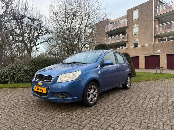 Chevrolet Aveo 1.2 16V 5D 2009 Blauw, Auto's, Chevrolet, Particulier, Aveo, Benzine, B, Hatchback, Handgeschakeld, Geïmporteerd