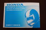 HONDA CBR1100XX 1998 owner's manual fahrer handbuch CBR 1100, Motoren, Handleidingen en Instructieboekjes, Honda