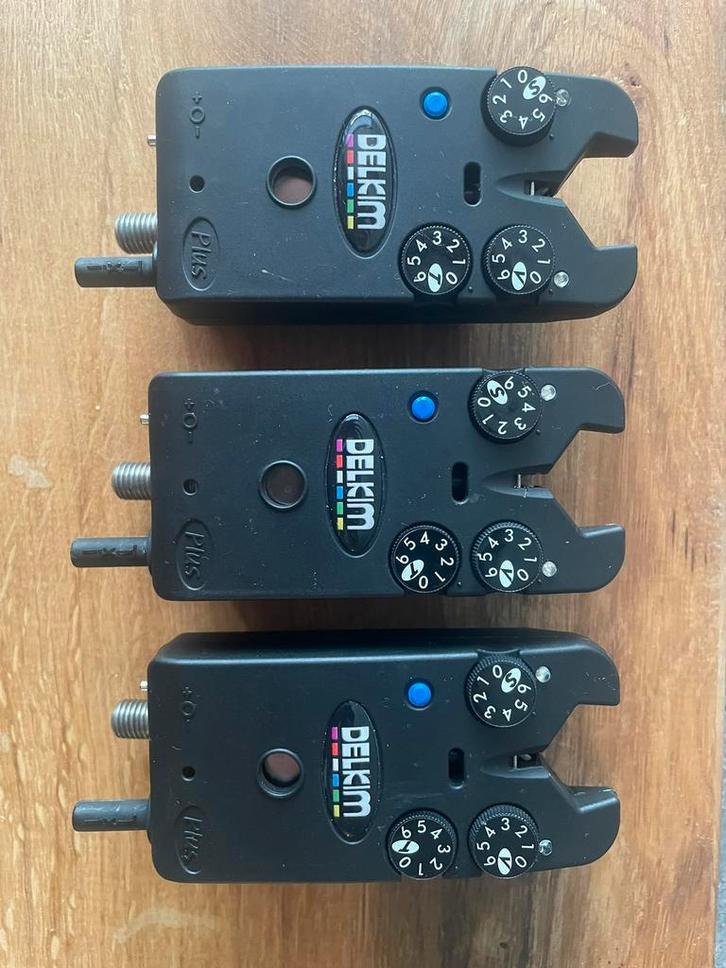 3x Delkim TXI plus blauwe led, Watersport en Boten, Hengelsport | Karpervissen, Zo goed als nieuw, Overige typen, Ophalen of Verzenden
