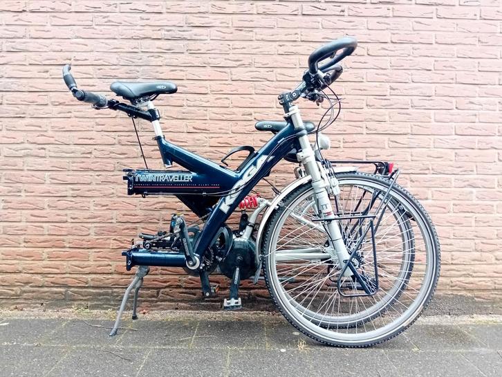 Prachtige opvouwbare Koga Miyata TwinTraveller tandem!, Fietsen en Brommers, Fietsen | Tandems, Zo goed als nieuw, Meer dan 20 versnellingen