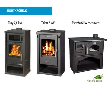 Houtkachels 7-8 kW (ev. met oven)  beschikbaar voor biedingen