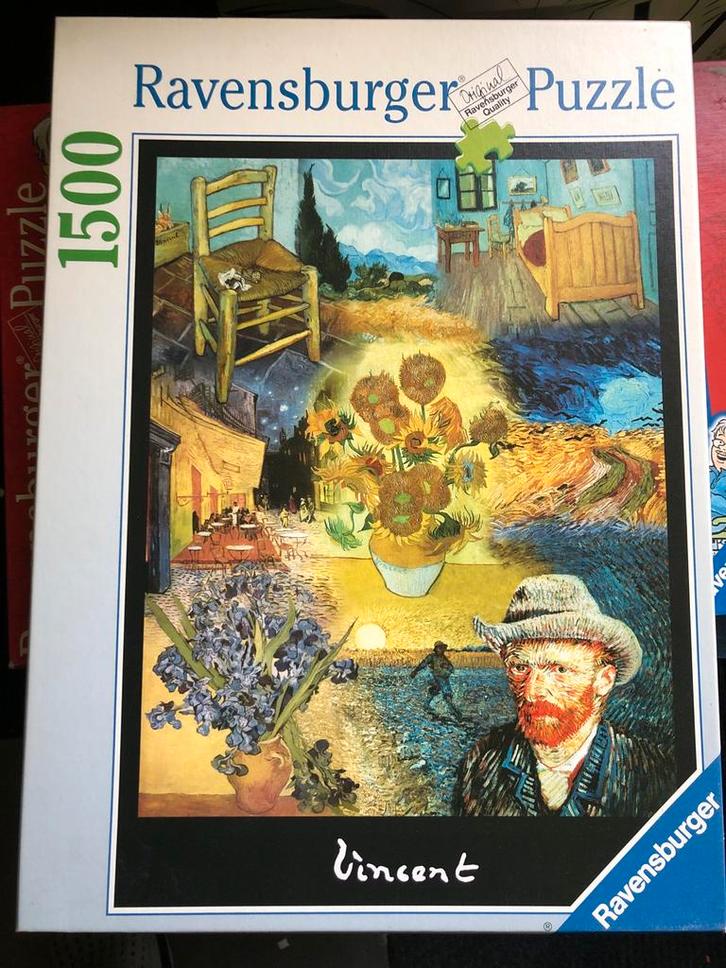 Ravensburger Puzzel - Vincent van Gogh - 1500 stukjes, Hobby en Vrije tijd, Denksport en Puzzels, Nieuw, Legpuzzel, 500 t/m 1500 stukjes